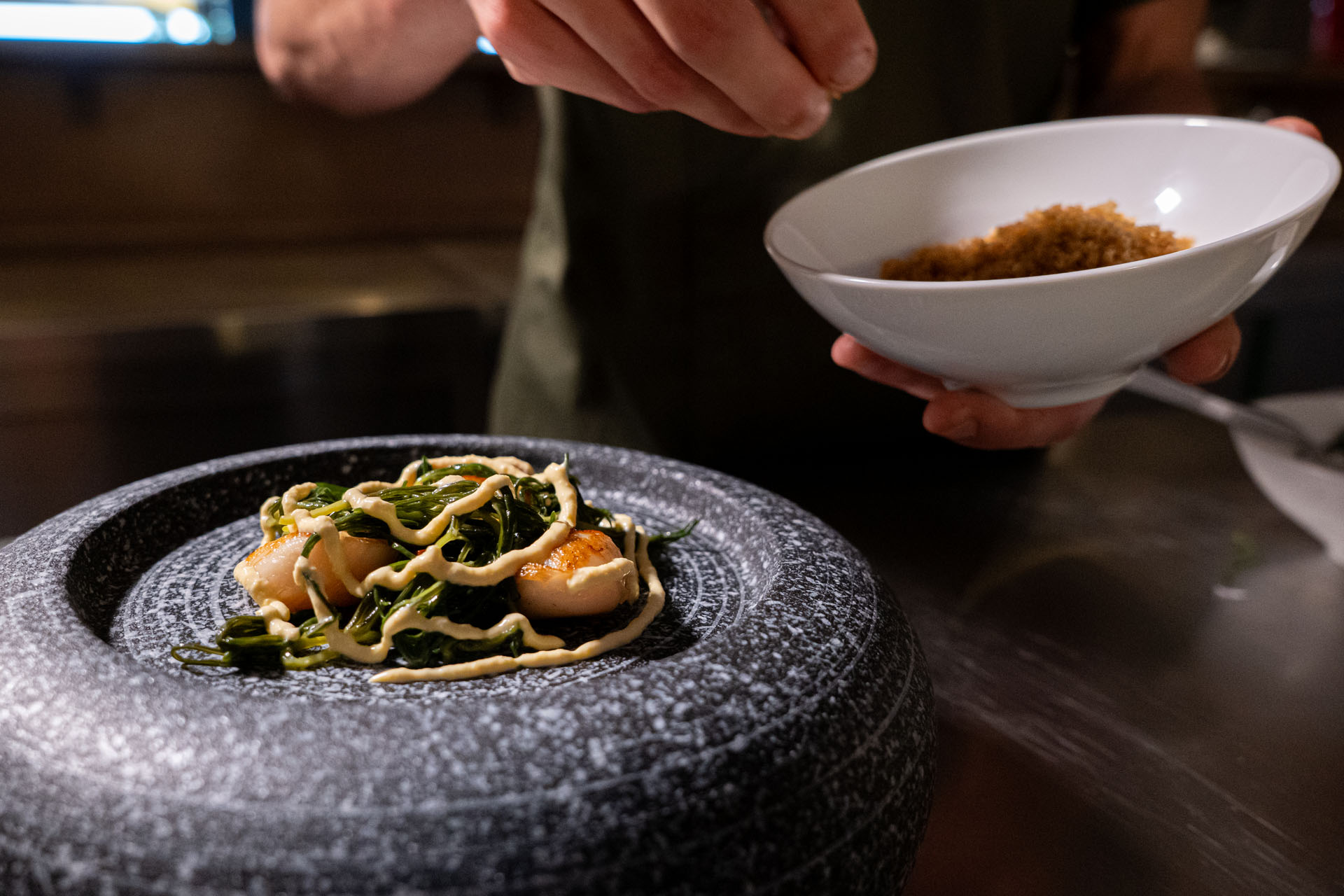 Il pranzo e la cena gourmet